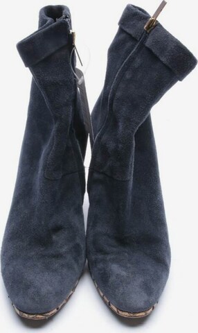 YVES SAINT LAURENT Dress Boots in 35,5 in Blue