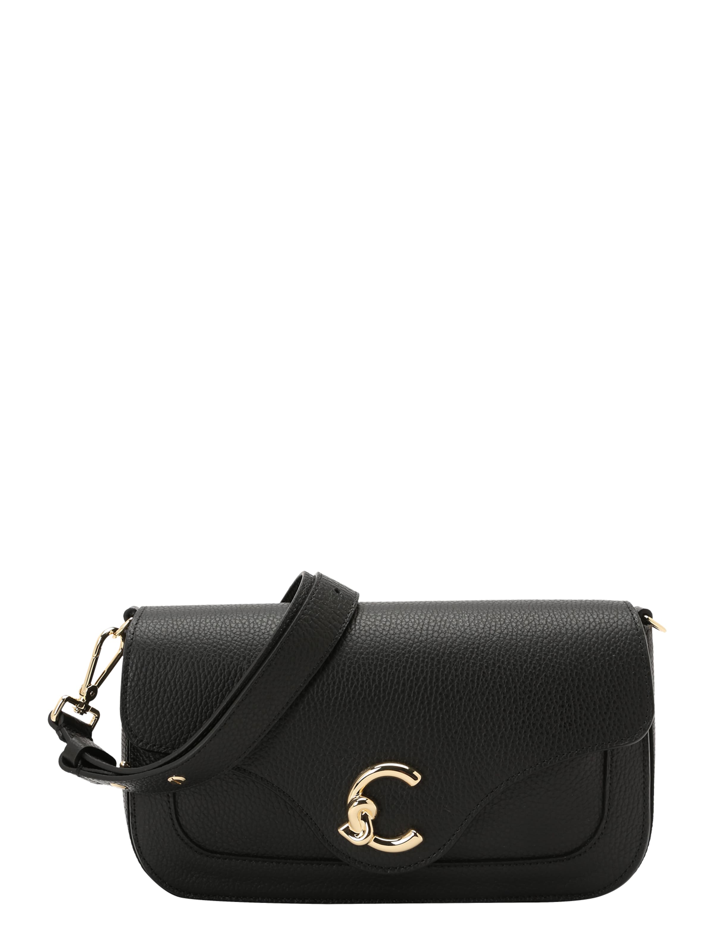 Sac bandoulière 'C-Me' Coccinelle en noir : devant