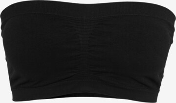 Bandeau Haut Urban Classics en noir : devant