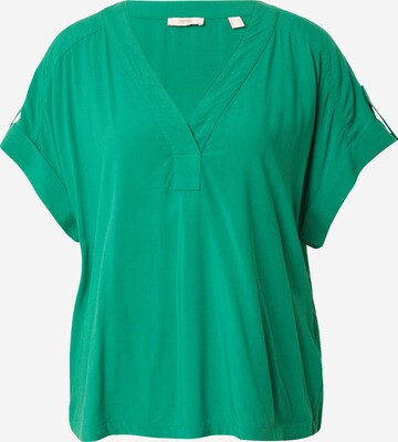 ESPRIT Bluzka w kolorze zielony: przód