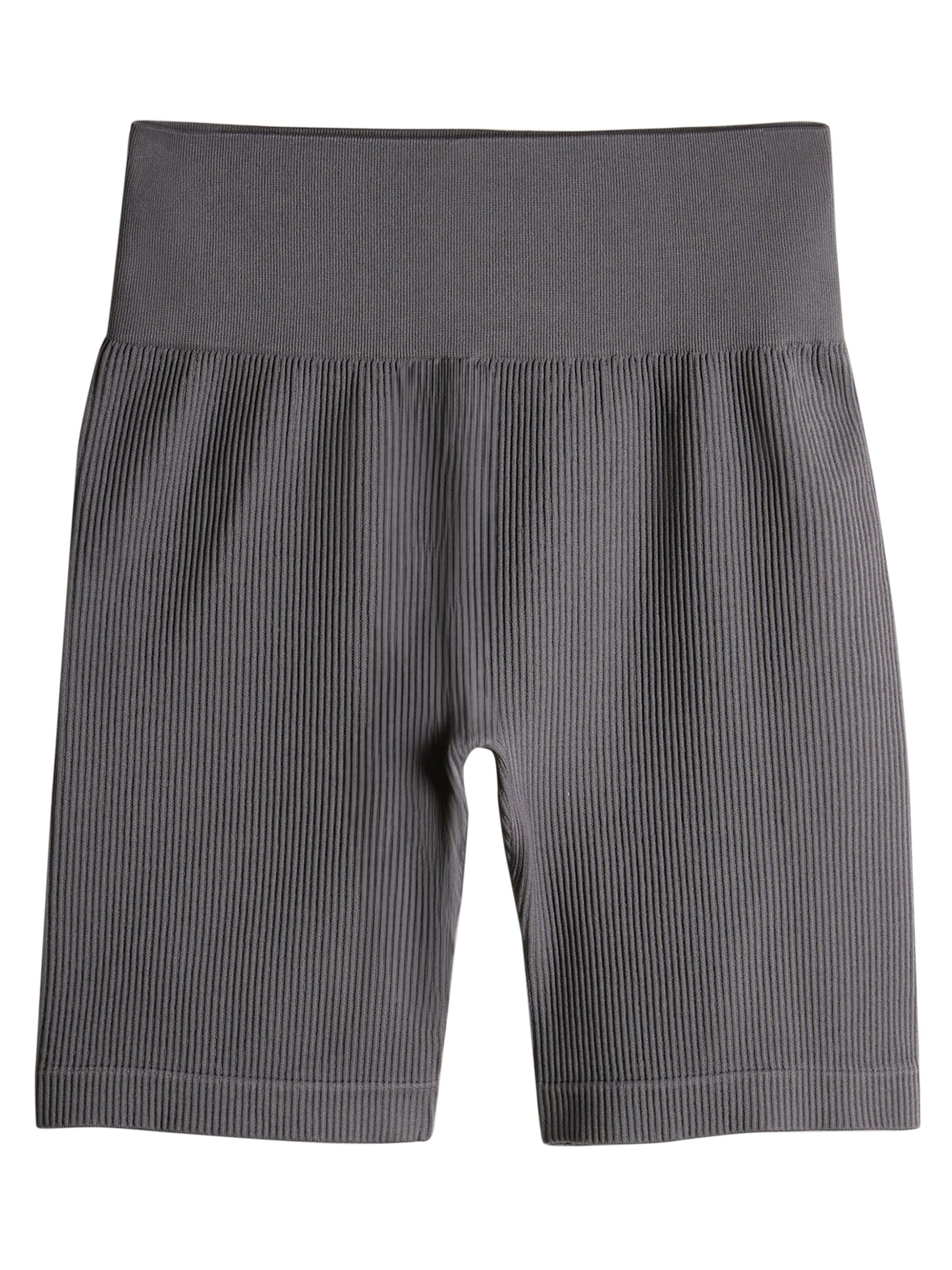 The Set Skinny Shorts in Grau