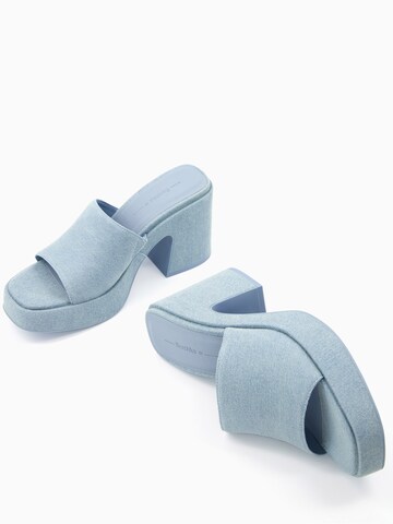 Bershka Mule in Blue