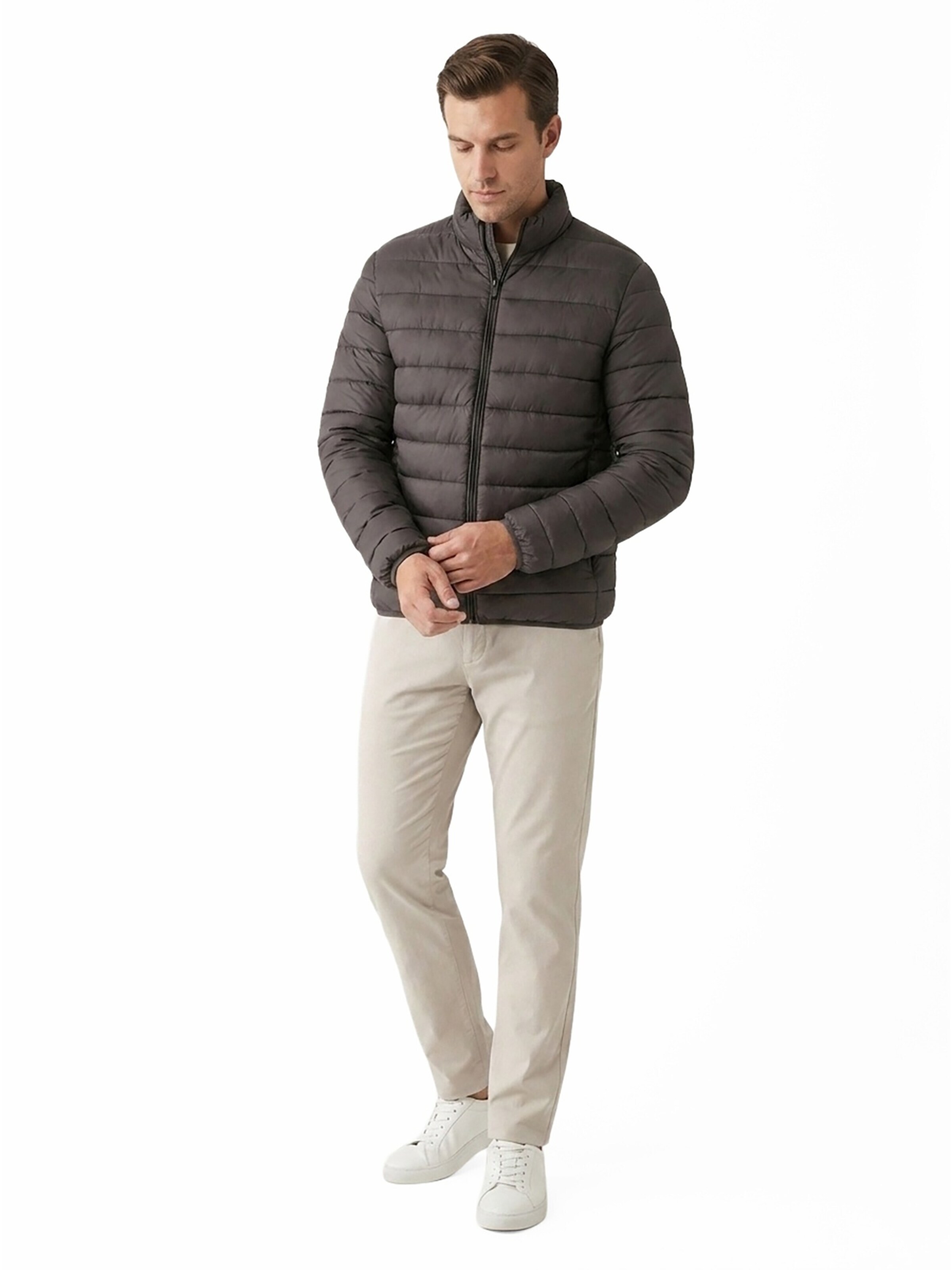 L'Arte Milano Between-season jacket in Grey