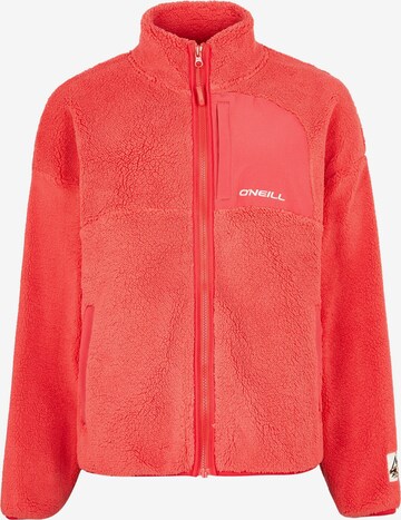 O'NEILL Functionele fleece jas in Rood: voorkant