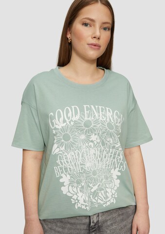 T-shirt QS en vert : devant