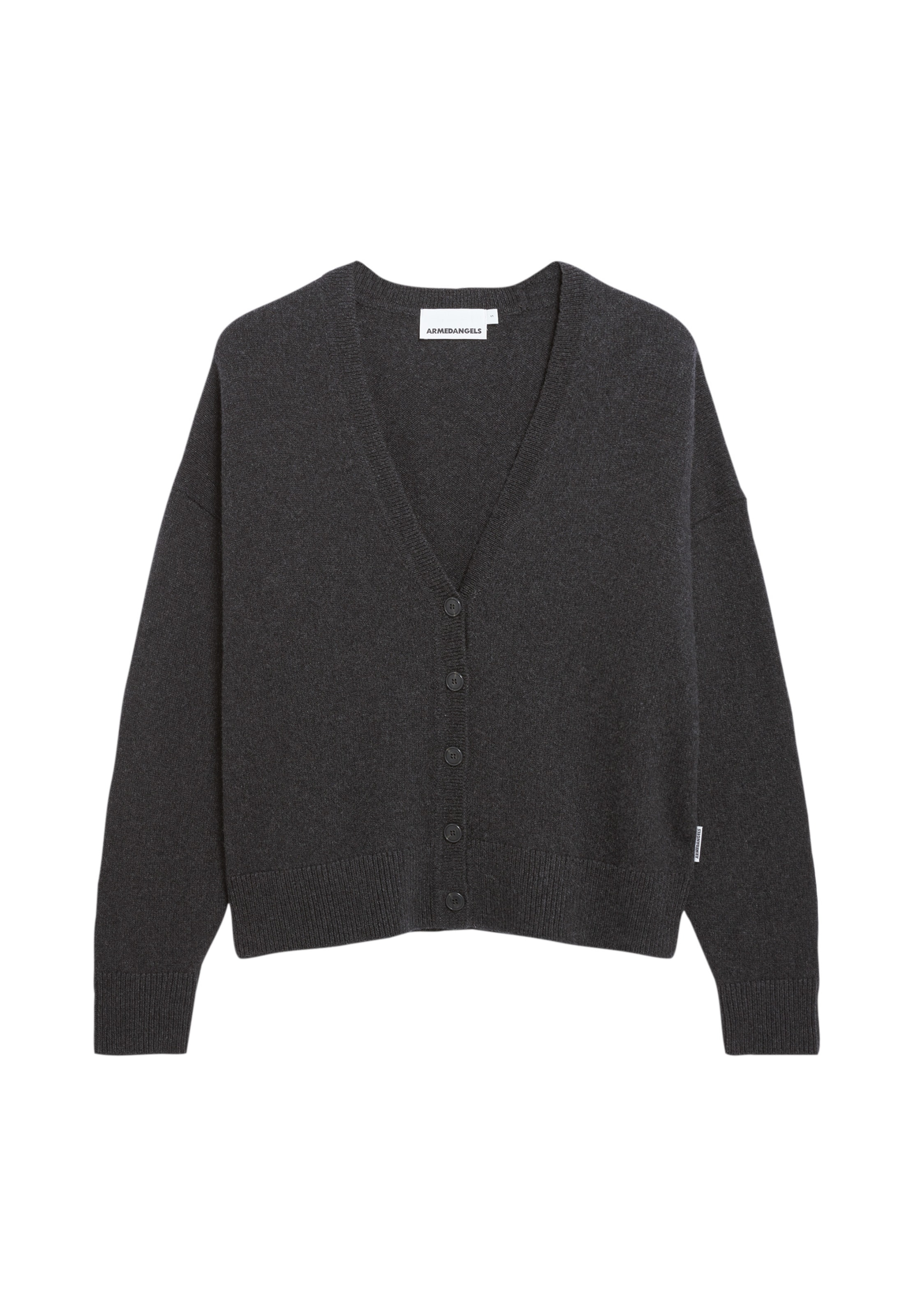 ARMEDANGELS Strickjacke KAAJA in Grau: Vorderseite