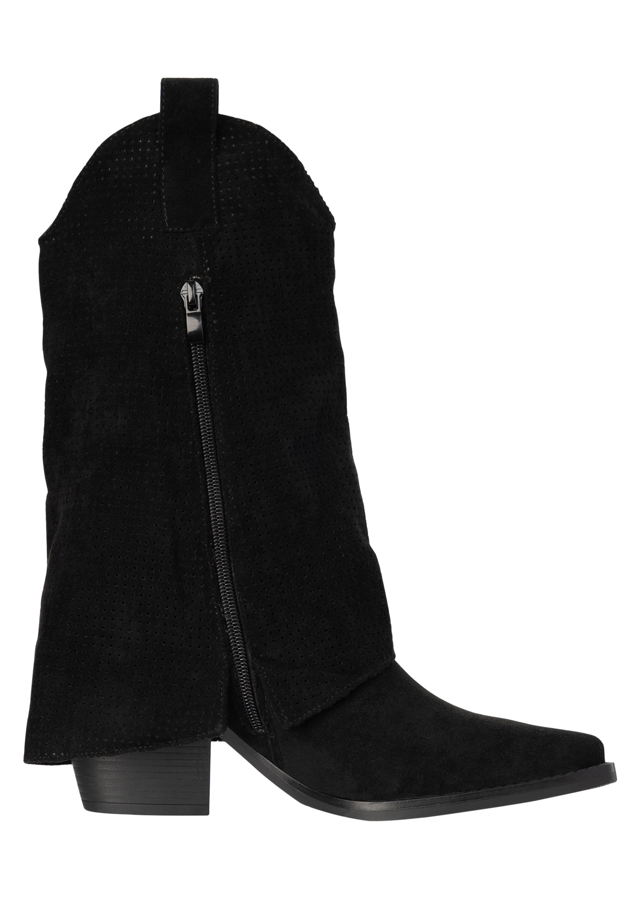 Salinyang Cowboy Boots in Black