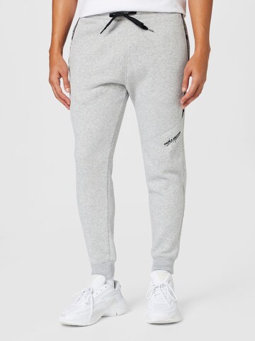 HOLLISTER - Tapered Pantalón en gris: frente