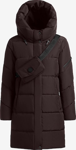 Manteau d’hiver 'Emory' khujo en marron : devant