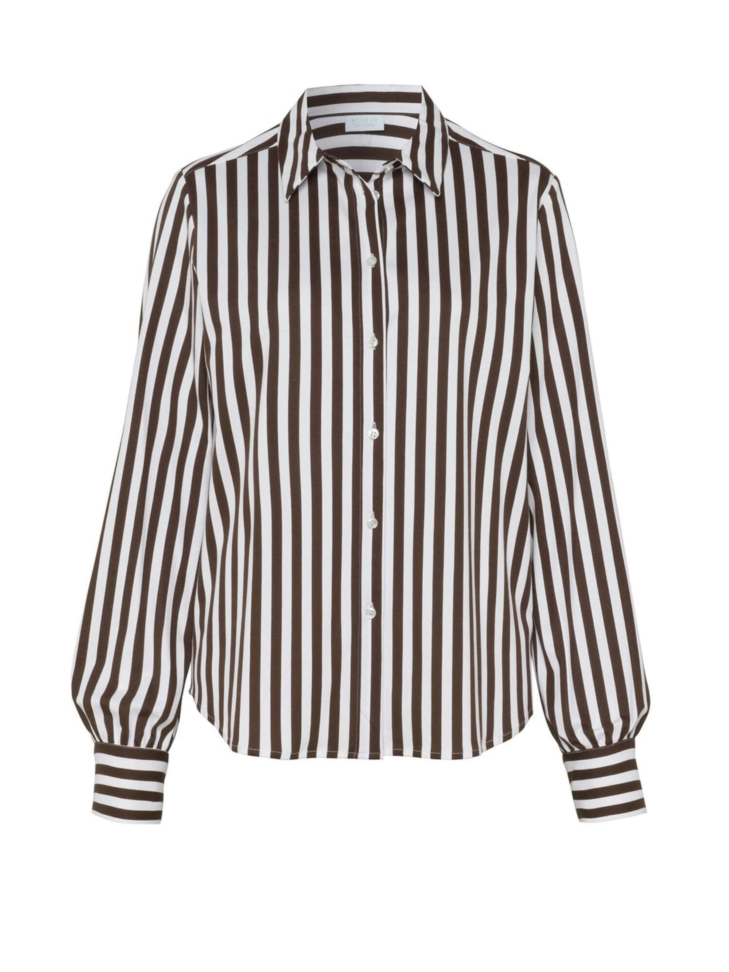 DESOTO Blouse in Brown: front