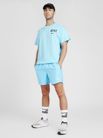 Nike Sportswear Regular Shorts in Blau