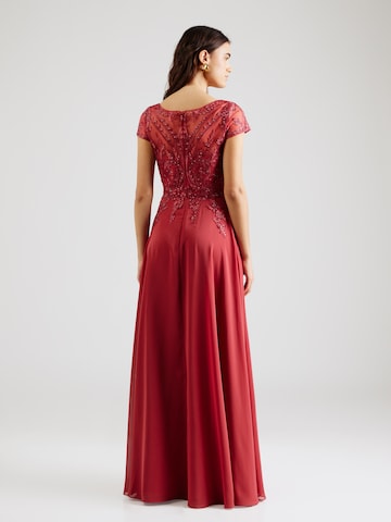 LUXUAR - Vestido de noche en rojo
