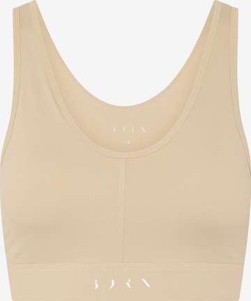 Born Sport-BH 'Deo' in Beige: Vorderseite