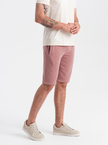 Regular Pantalon Ombre en rose : devant