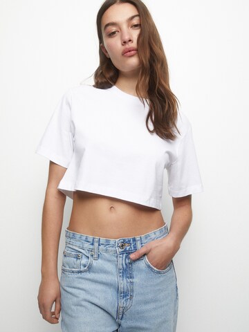 Pull&Bear Shirt in Grijs: voorkant