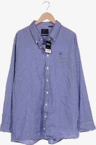 JP1880 Button Up Shirt in 4XL in Blue: front