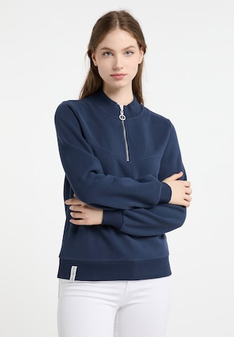 DreiMaster Maritim Sweatshirt 'Bridgeport' in Blauw: voorkant