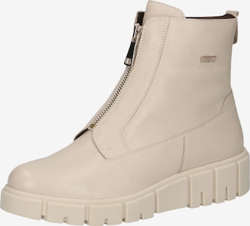 CAPRICE Stiefelette in Weiß: Vorderseite