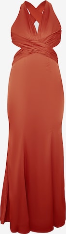 Chi Chi London Dress in Orange: front