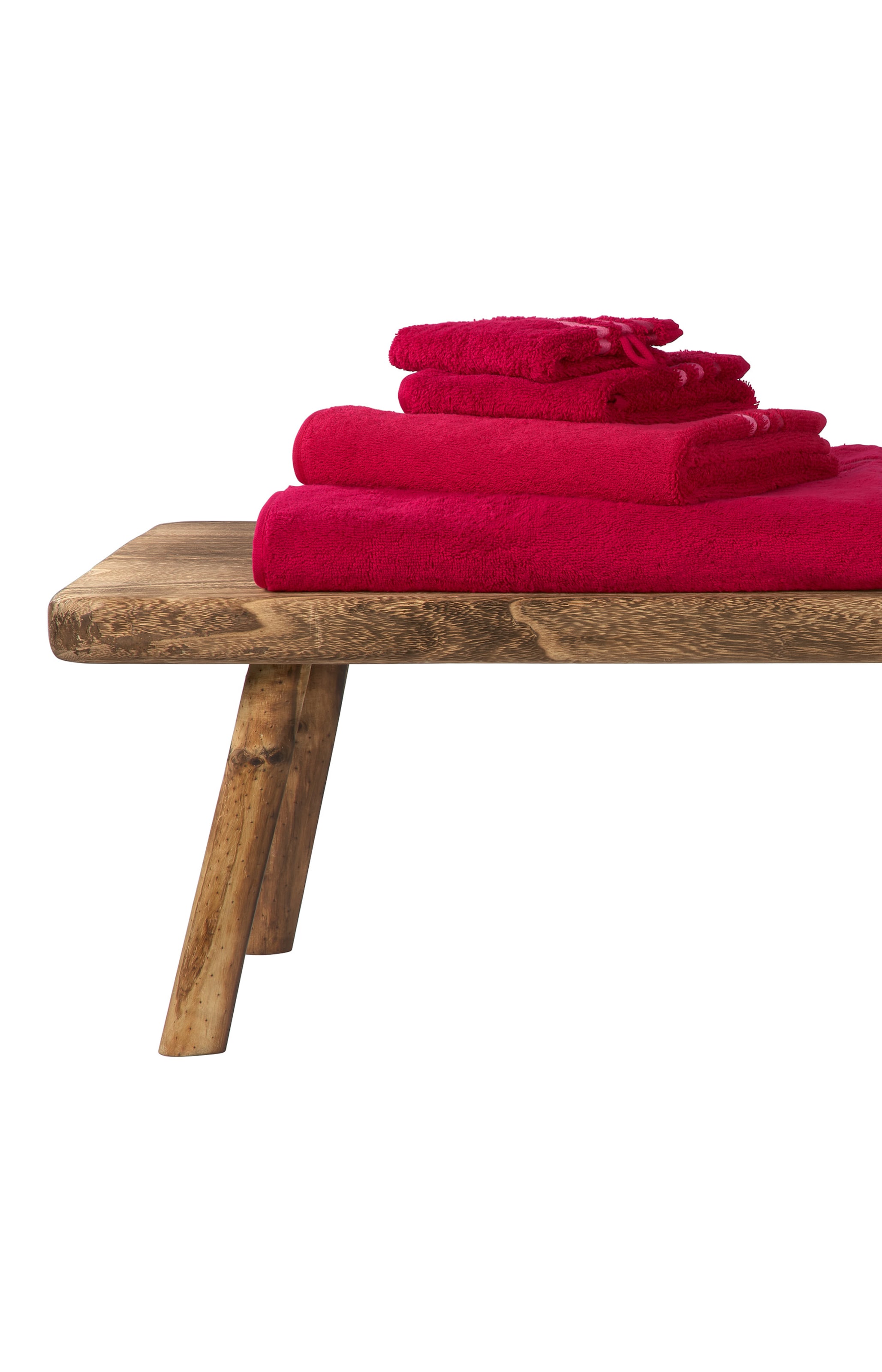 SCHIESSER Duschtücher 'Skyline Color' in Rot