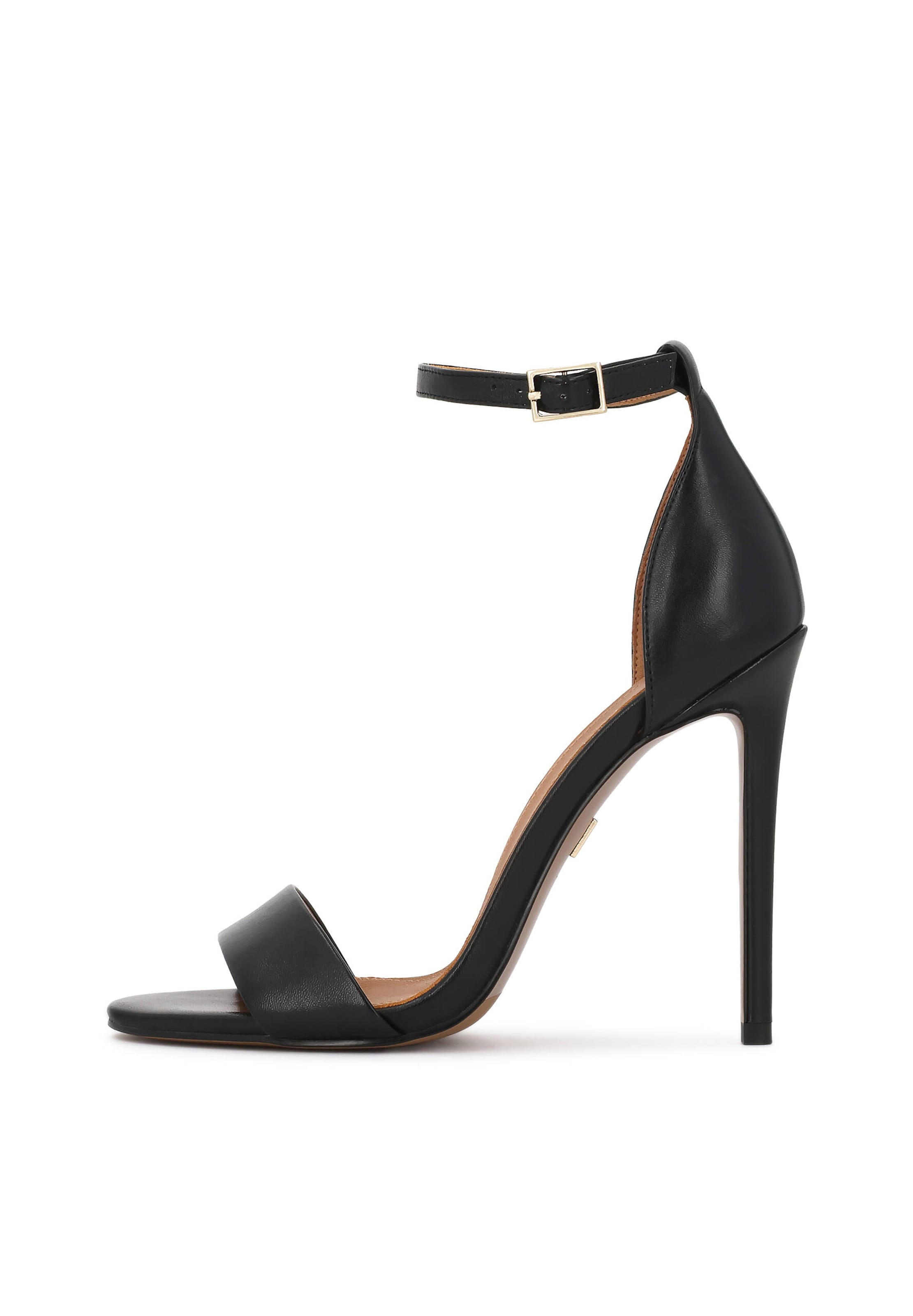 Kazar Sandaal in Zwart: voorkant