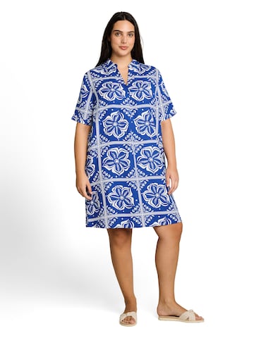 Tom Tailor Women + Shirt Dress in Blue: front