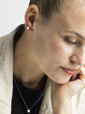 Boucles d'oreilles 'Yedia' Luxenter en blanc