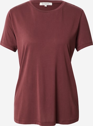 T-shirt 'Ella' Soft Rebels en rouge : devant