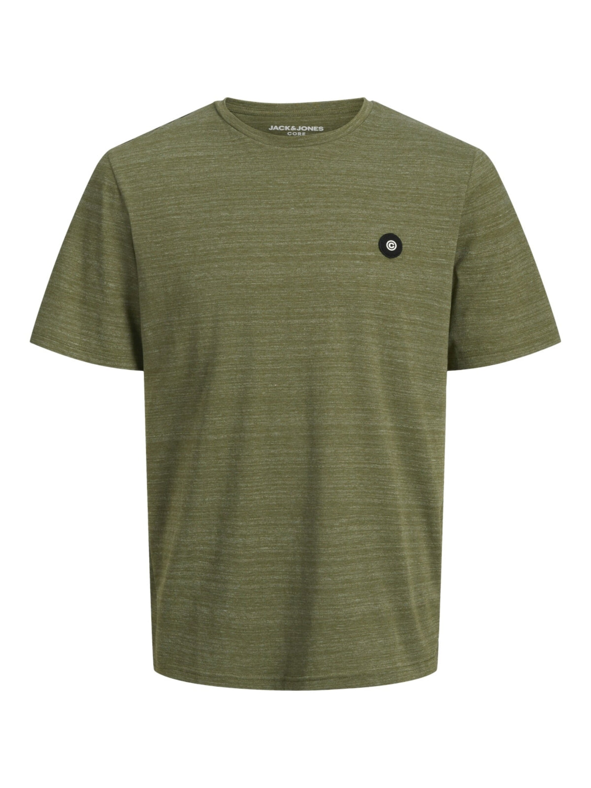 JACK & JONES Shirt 'JCOPUFFER' in S in de kleur Groen gemêleerd, Productweergave