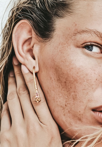 Boucles d'oreilles Haze&Glory en or : devant