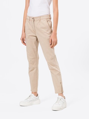 TOM TAILOR Slimfit Hose in Beige: predná strana