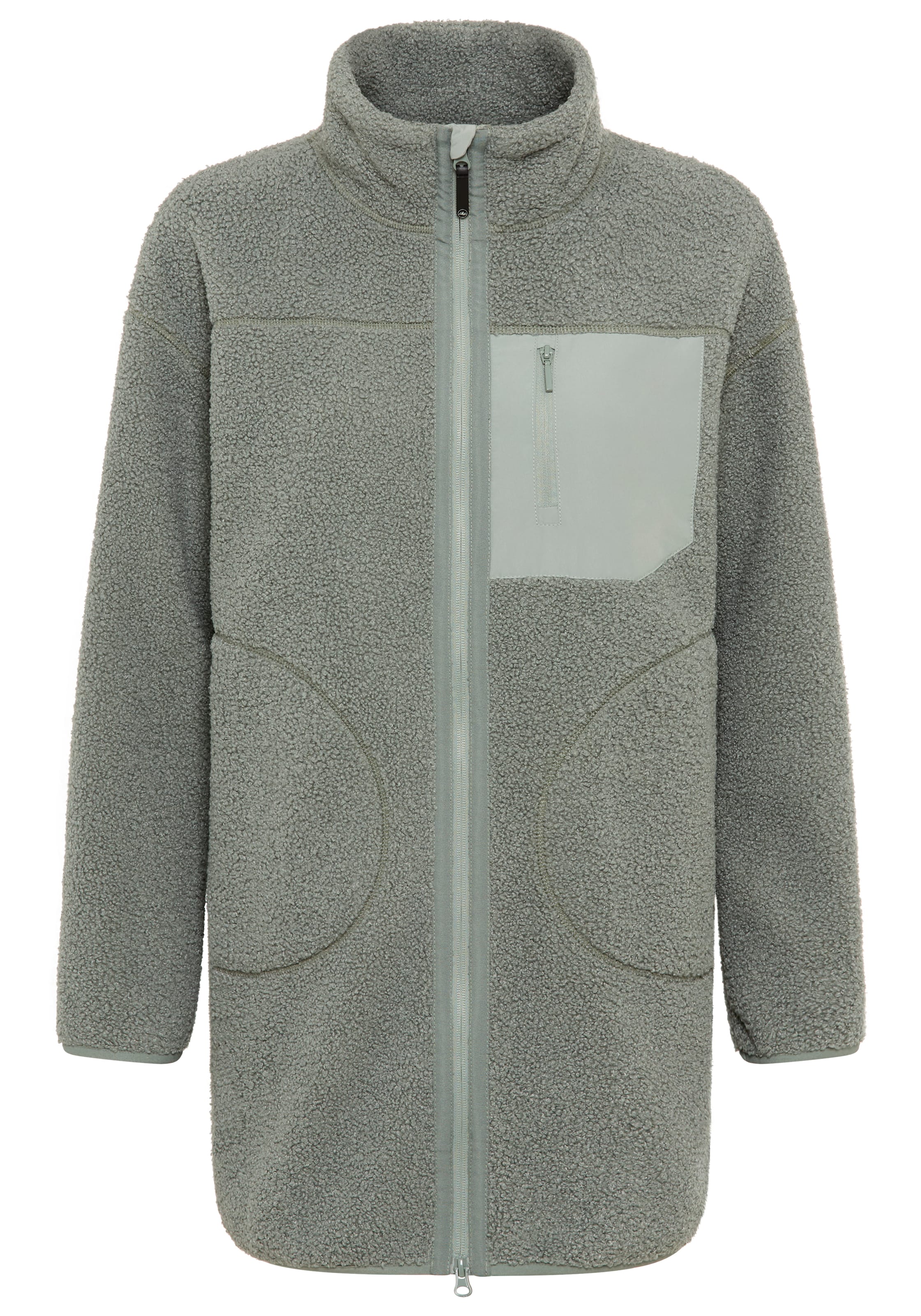 POLARINO Between-Season Jacket in Grey: front