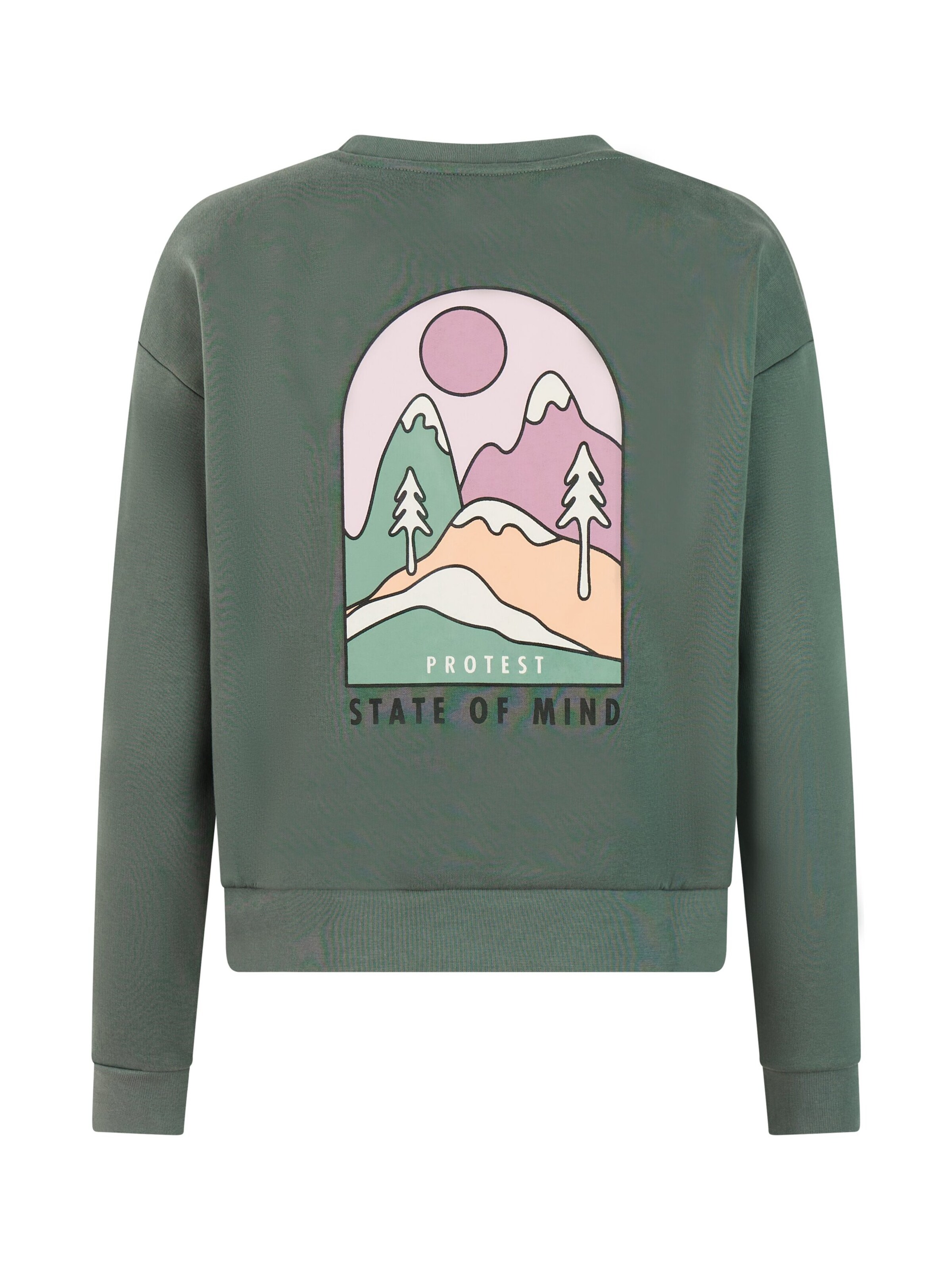 PROTEST Sweatshirt 'PRTScole' in Green