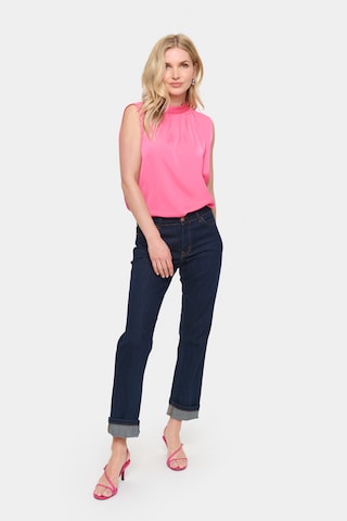 SAINT TROPEZ Top 'Aileen' – pink: přední strana