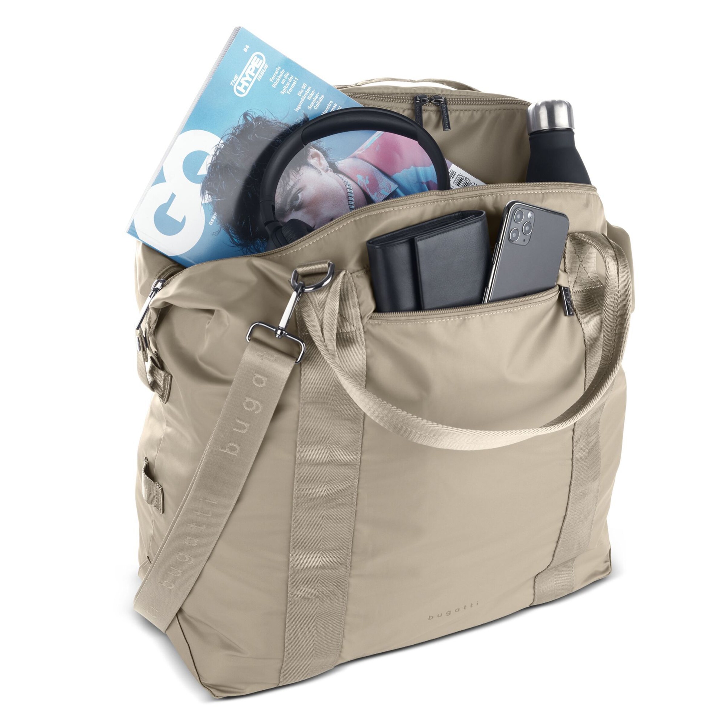 Cabas 'Elia' bugatti en gris