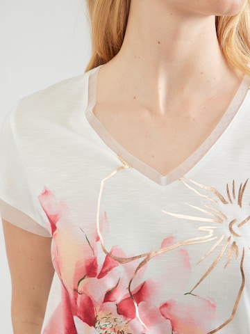 ZABAIONE Тениска 'Da44la' в бяло