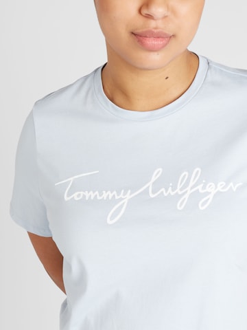 Tommy Hilfiger Curve T-shirt i blå