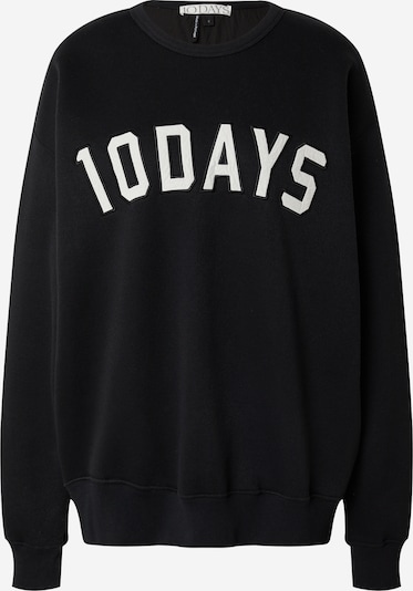 10Days Sweatshirt i svart / vit, Produktvy
