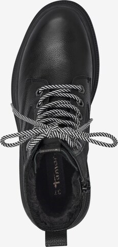 TAMARIS Lace-Up Ankle Boots in Black