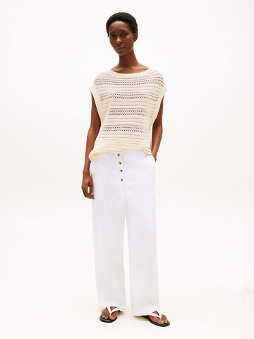 TOMMY HILFIGER Pullover in Beige