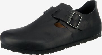 BIRKENSTOCK Тапки 'London' в Черный: спереди