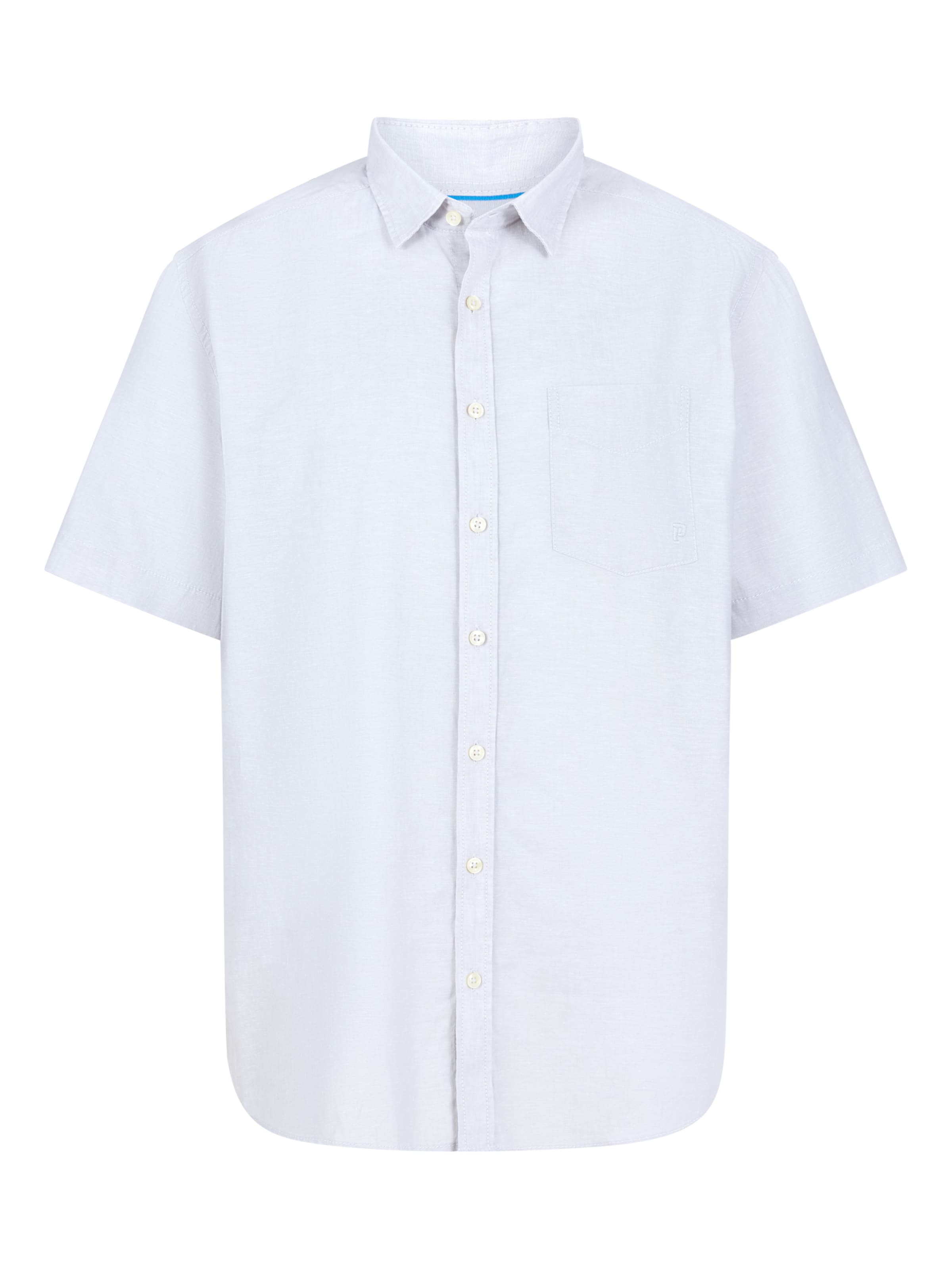 PADDOCKS Regular Fit Hemd in Grau: Vorderseite