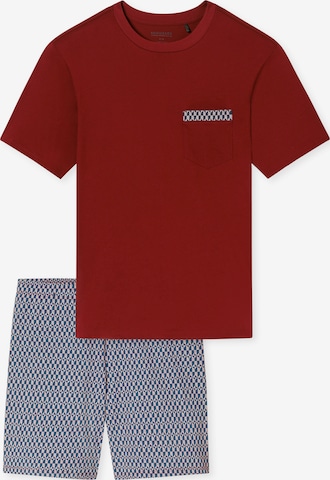 SCHIESSER Pajama short 'Comfort Nightwear' in Red: front