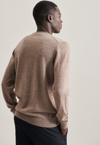 SEIDENSTICKER Pullover 'Schwarzer Rose' in Beige