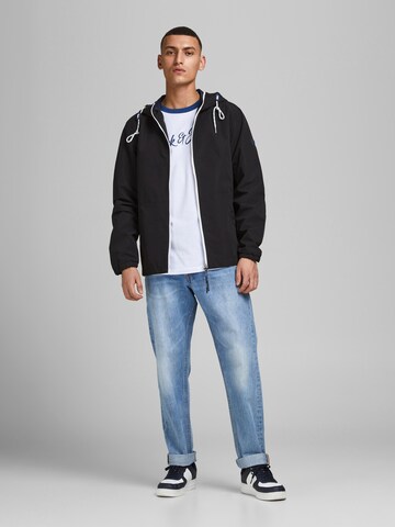 JACK & JONES Prechodná bunda 'Luke' - Čierna