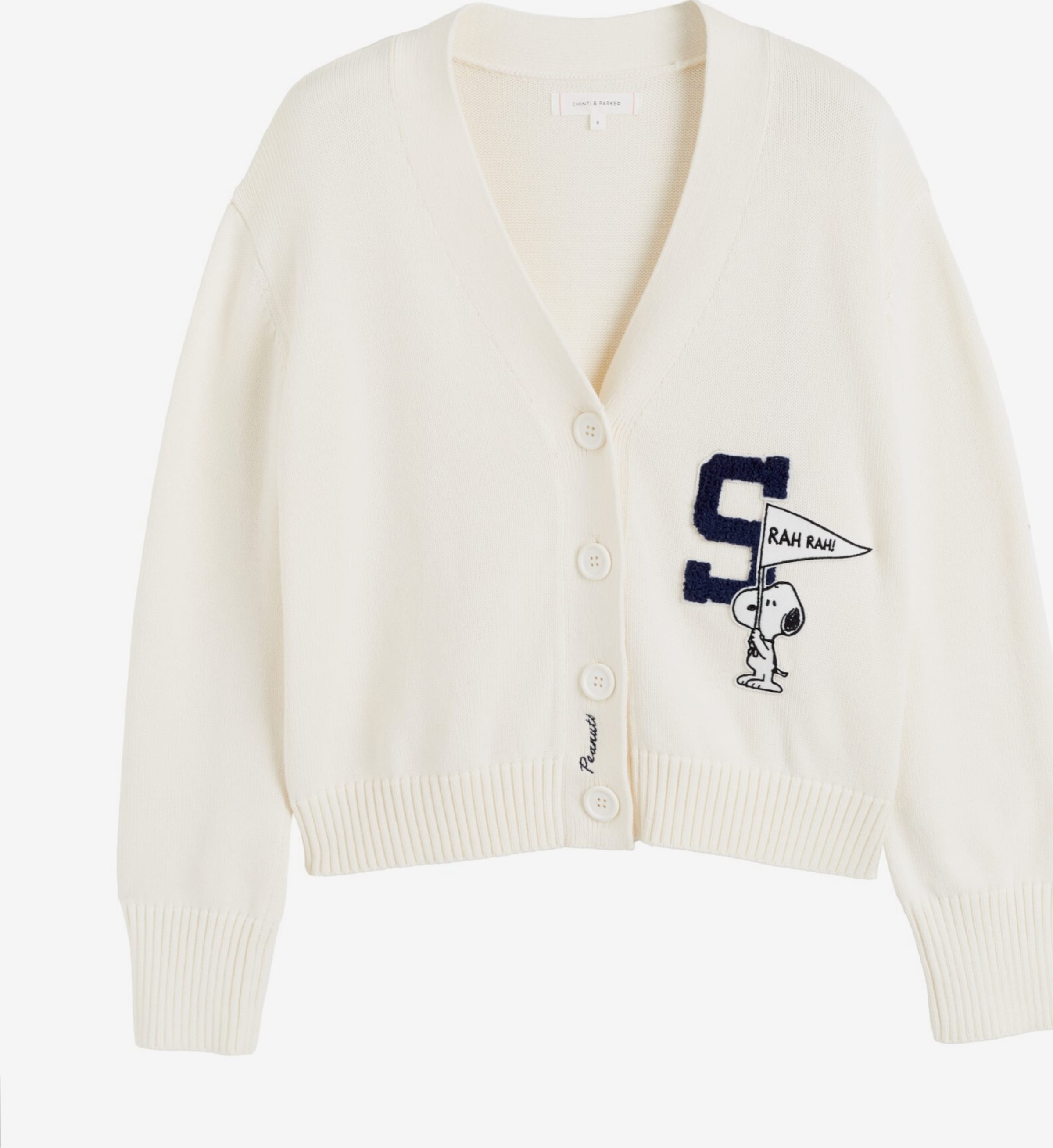 Chinti & Parker Chinti & Parker Casaco de malha 'Snoopy Varsity'