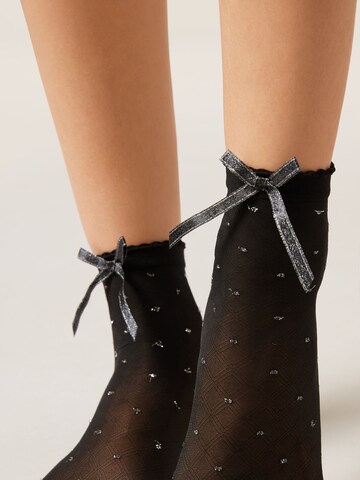 CALZEDONIA Socken in Schwarz