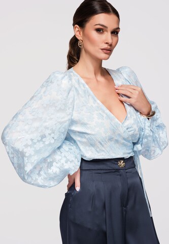 Ombre Blouse in Blue