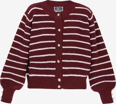 DreiMaster Maritim Oversized takki 'Classic Look' värissä tummanpunainen / luonnonvalkoinen, Tuotenäkymä