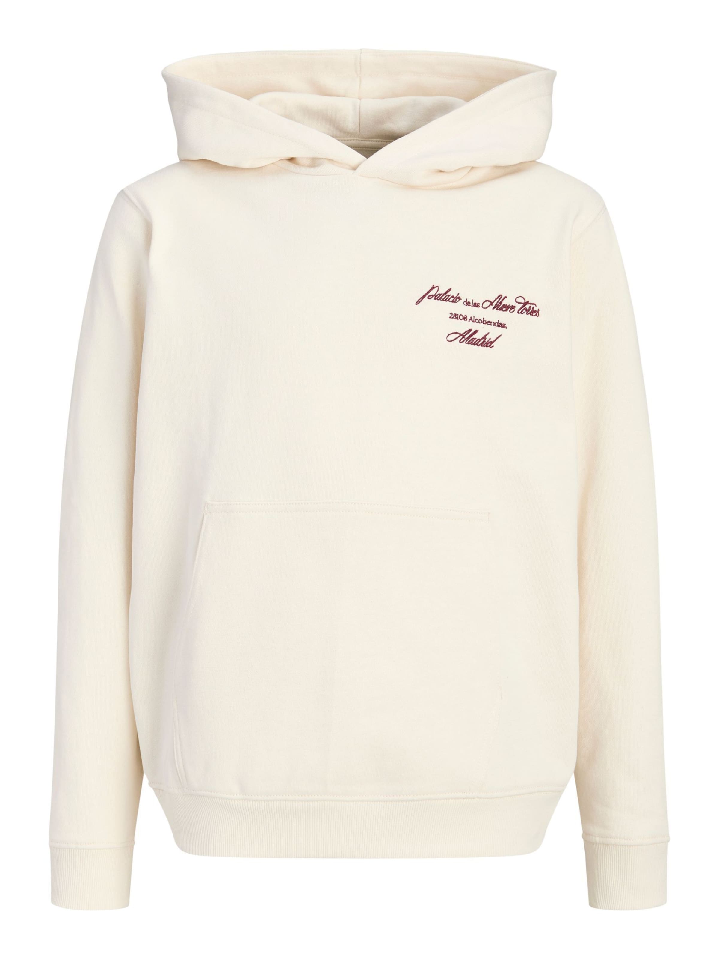 Jack & Jones Junior Свитшот 'JORCHAMBERI' в Белый: спереди
